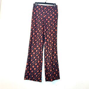 SIYU Geometric Print Wide Leg Pants Size Small